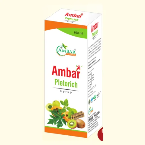 Ambar Pletorich SYRUP — Ayurvedic syrup by Ambar Pharma. Pack: 200 ml