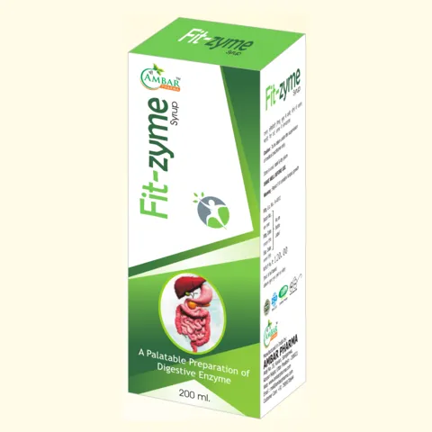Fit-zyme SYRUP — Ayurvedic syrup by Ambar Pharma. Pack: 200 ml