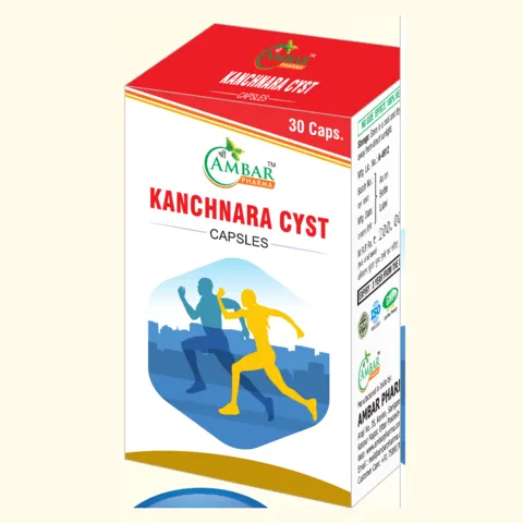 KANCHNARA CYST CAPSULES — Ayurvedic capsules by Ambar Pharma. Pack: 30 CAP.