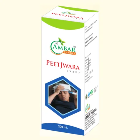 PeetJwara SYRUP — Ayurvedic syrup by Ambar Pharma. Pack: 200 ml