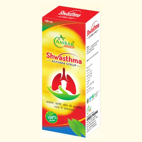Shwasthma ASTHMA SYRUP — Ayurvedic syrup by Ambar Pharma. Pack: 100 ml